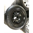 16 Zoll VW-Stahlfelgen mit Dunlop Winterreifen 215/65 R 16