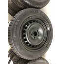 16 Zoll Stahlfelgen mit Continental Winterreifen 205/60 R 16