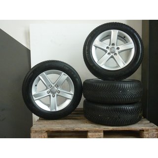 16 Zoll Audi-Alufelgen mit Michelin  Winterreifen 205/60 16