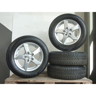 15 Zoll rial-Alufelgen mit Pirelli Winterreifen 195/65 15