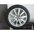 17 Zoll Platin-Alufelgen mit Dunlop Winterreifen 225/50 17