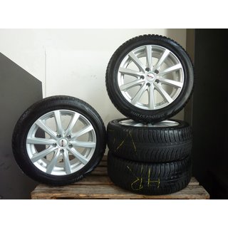 17 Zoll Platin-Alufelgen mit Bridgestone Winterreifen...