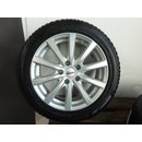 17 Zoll Platin-Alufelgen mit Bridgestone Winterreifen 225/50 17